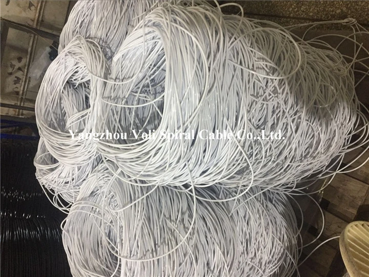 Oil Resistant Flexible PVC Insulated PUR Electric Cable Spiral Cable Coiled Wire Cable