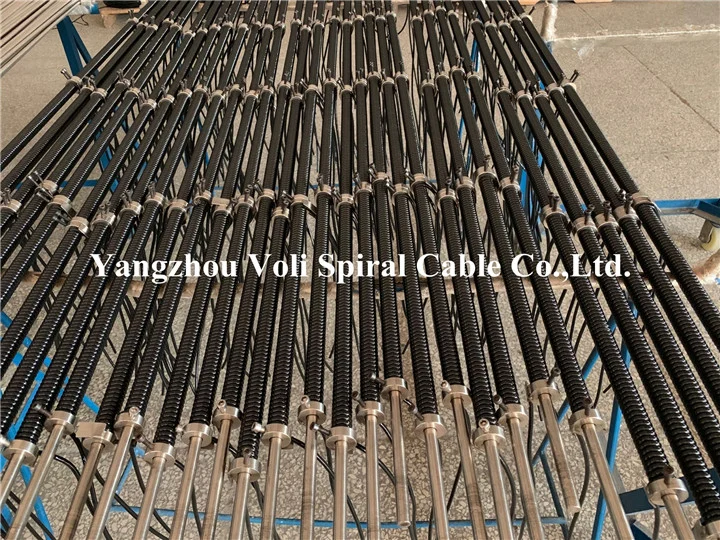 Spiral Cable Manufacturer Spring Wire Factory Customization Coiled Cable Wire