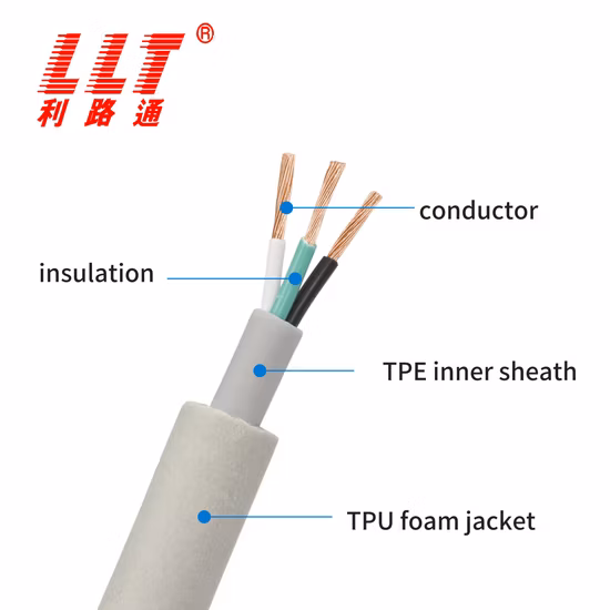 Требования к плавучести Плавающие точные кабели из пенопласта ТПУ для подводных кабелей серии Rov Tether