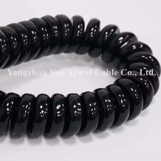 Производитель спирального кабеля Пружинная проволока Заводская настройка Витой кабельный провод